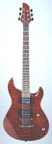 Fernandes Dragonfly Pro Electric Guitar - See Through Amber