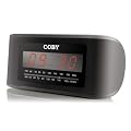 Coby CRA50BLK Digital AM/FM Alarm/Clock Radio, Black