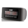 Coby CRA50BLK Digital AM/FM Alarm/Clock Radio, Black