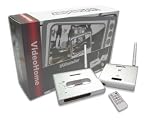 Wireless IPod Dock - AV iPod to TV Converter Docking Station Cradle Connection Kit with Remote control - Accepts iPod signal and convert them into TV composite video format Wirelessly to Play Audio or Video from iPod on the TV wirelessly