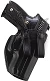 Galco Summer Comfort Inside Pant Holster for Glock 26, 27, 33 with CTC Laserguard (Black, Right-hand)