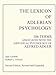 The Lexicon of Adlerian Psychology