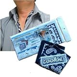 ネッククーラ　coolbit 2枚セット　ＮＡＶＹ＆ＷＨＴ
