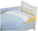 Bebe Star Mama Duck Blue 4 Piece Bedding Set Duvet