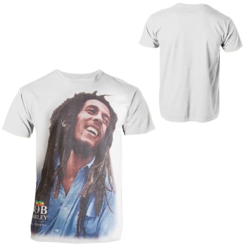 Billabong Men’s Legend Bob Marley Shirt White-2XL