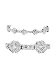 Diamond Bracelet - Grand Anniversary Diamond Tennis Bracelet in Platinum