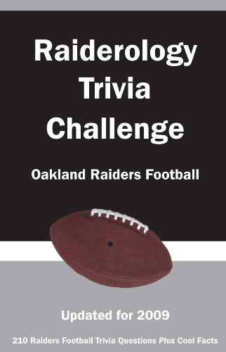Raiderology Trivia Challenge: Oakland Raiders Football