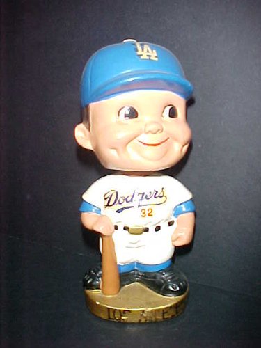 Los Angeles Dodgers 1960's Gold Base Nodder