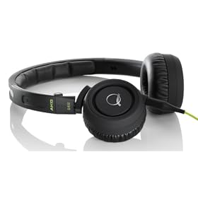 AKG Q460 Quincy Jones High Performance Foldable Mini Headphones - Black