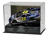 Jimmie Johnson 2006 NEXTEL CUP Champion 1:24 Scale Die-Cast Car Display Case w/ Platform