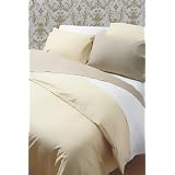 Extra Deep Fitted King Sheet Egyptian Cotton 200 Count Percale in Ivory