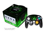 FlameCube Green Design GameCube Decorative Protector Skin Decal Sticker