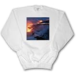 VWPics Underwater Reefs - Lava flowing into the Pacific Ocean, Volcanoes National Park, Big Island, Hawaii - Sweatshirts