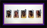Lakers Legends Autographed 24x40 Lithograph