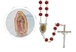 17'' Silver Plated Rosary with 5mm Rosy Perfumed Beads - Guadalupe - MADE IN ITALY 17'' Silver Plated Rosary with 5mm Rosy Perfumed Beads - Guadalupe - MADE IN ITALY