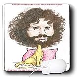 Londons Times Funny Music Cartoons - Cat Stevens - Mouse Pads