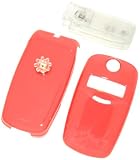 Kyocera K323 K322 Snap-On Translucent Red Case Cover with Removable Swivel Belt Clip