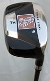 Mens RH Golf Hybrid Clubs 3H, 4H, 5H Set (3 Clubs) Easy to Hit Graphite Shafts Replace those Long Irons