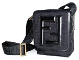 Fendi Small Black Messenger Flap Bag 7VA155-MX7-F0GU3
