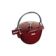 Staub 1650087 Teekessel rund 1,15 Liter, grenadinerot