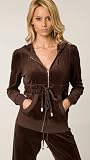 Juicy Couture Depp Fashion Velour Hoodie