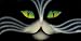 AIRBRUSHED LICENSE PLATES - CAT FACE License Plate - #108