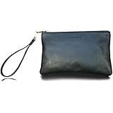 Lucky Love Clutch Wristlet Handbag Purse, 100% Genuine Leather Wrist Wallet, Can Hold iPhone 6 Plus or Samsung S6