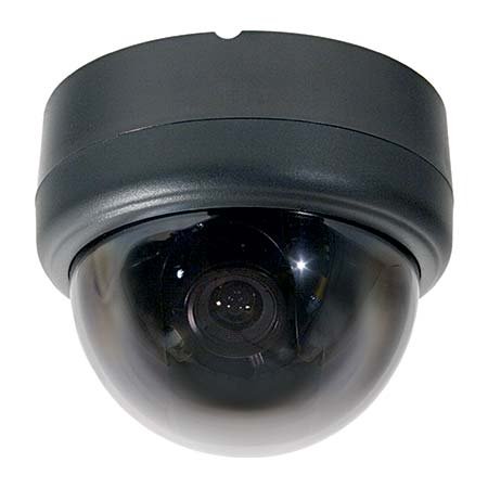 1/3" COLOR 12VDC 380 Lines 4-9MM 1.0 LUX Mini Dome - C380MDVMI