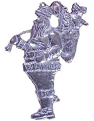Sterling SIlver Scandinavian Christmas Santa Ornament
