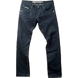 Troy Lee Designs BMX Slim Jeans Men's Denim Casual Wear Pants w/ Free B&F Heart Sticker Bundle - Dark Worn
