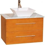 Bianca 30 Inch Wall-Mounted Honey Oak