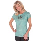 Wrangler® Buckin Horse Tee with Copper Foil Te by Wrangler