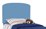 Lauren'S Twin Kids Headboard By Skyline Furniture In Light Blue Cotton