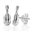925 Sterling Silver Cute Tiny Acoustic Guitar Post Stud Earrings 12 mm Jewelry for Women, Teens, Girls - Nickel Free