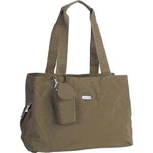 baggallini Only Bagg (Crinkle) Khaki All Purpose Totes