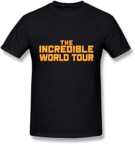 Mens Rapper Logic The Incredible World Tour 2016 Logo T Shirt Black