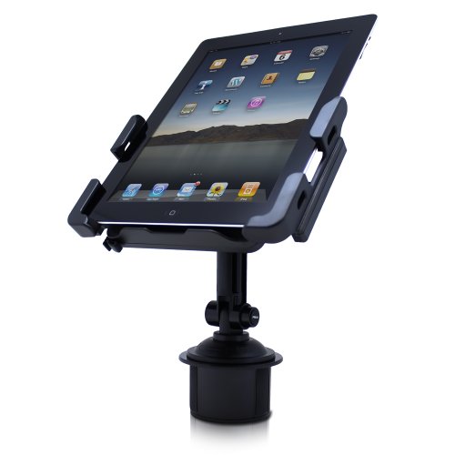 Satechi SCH-121 Cup Holder Mount for Smartphones & Tablets: Kindle Fire, iPad, iPad 2, Asus Eee Pad Transformer, Motorola Xoom, Samsung Galaxy Tab, Galaxy 10.1, Viewsonic Gtablet, Blackberry Playbook, HTC Flyer, iPhone 4S, BlackBerry, HTC, Motorola, Samsung Galaxy Android Phones [Back In Stock March 30, 2012]