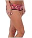 Kensie Womens Maya Micro Floral Lace Trim Nylon Cheeky Boyshort Panty