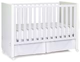 Babi Italia Scandi Convertible Drop Side Crib, White