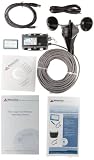 MadgeTech Wind101A-50 Wind Speed Data Logging System, with Pulse101A Data Logger, Weather Proof Enclosure, 3-Cup Anemometer, and IFC200 Software and Interface Cable, 0mph to 100mph Measurement Range, 50' Cable Length