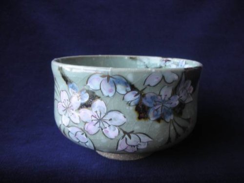 茶道具　藤平 正文 赤土雪桜・抹茶碗　木箱入り