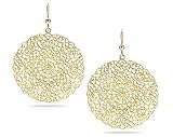 18K Gold Plated Dahlia Earrings
