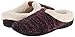 Dearfoams Women's Textured Knit CL Slipper