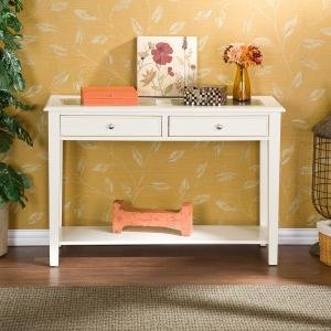 Panorama White Sofa Table