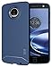 Moto Z Force/Moto Z Force Droid Case, TUDIA Full-Matte Lightweight [Arch] TPU Bumper Shock Absorption Case for Motorola Moto Z Force (Blue)