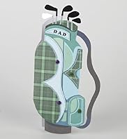 Golf Bag Dad Birthday Card