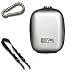 Ex-Pro &reg; Silver Hard Clam Digital Camera Case Bag for Samsung Digimax ES15