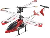 Sky Speedster TM RC Helicopter RED Gyroscope radio control 3 channel infrared Model Metal Motor casing 25-103is (supports USB Charging)