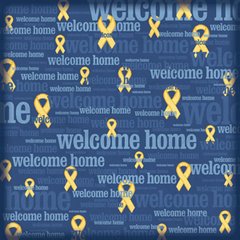 Military Paper 12X12-Welcome (25 Pack)