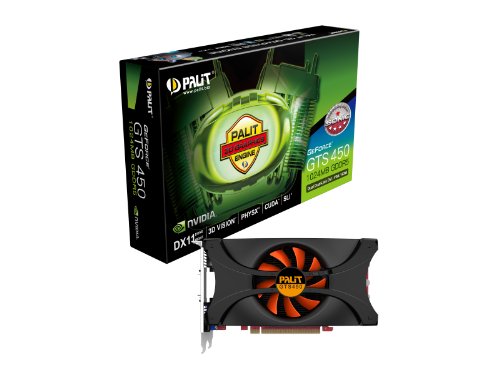 Palit GeForce GTS450 Sonic 1024 MB 128-bit GDDR5 x16 HDCP Ready SLI Support PCI Express 2.0 Video Card NE5S450SF1101